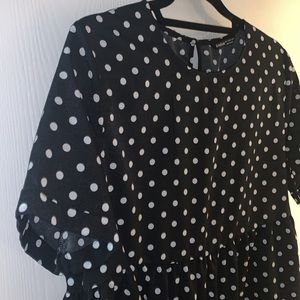 SHEIN Polka Dot Blouse